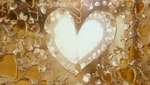 Stock Video Heart Shaped Figures Video Loop Animated Wallpaper
