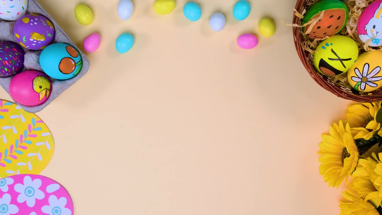 Download Stock Video Happy Easter Title Video Animated Wallpaper