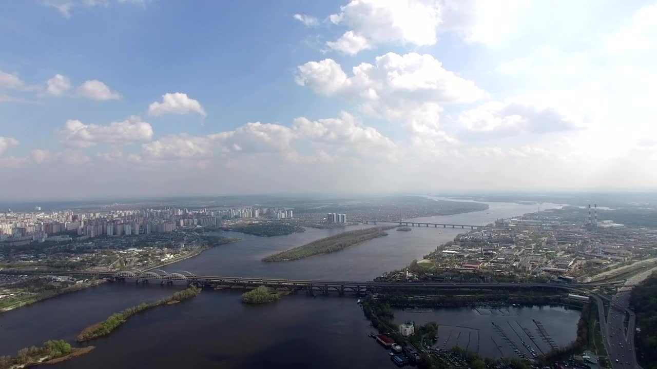 Download Stock Video Landscape Of A Beautiful City On A Sunny Day Animated Wallpaper