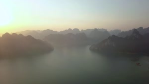 Stock Video Landscape Around A Large Lake From Above Animated Wallpaper
