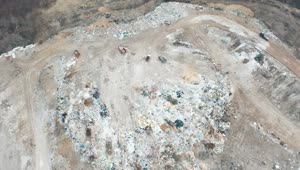 Stock Video Landfill Aerial View Animated Wallpaper