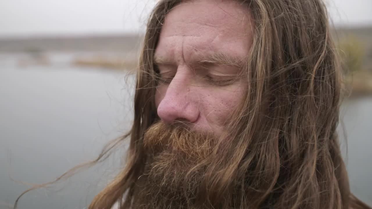 Download Stock Video Man In Deep Meditation Animated Wallpaper