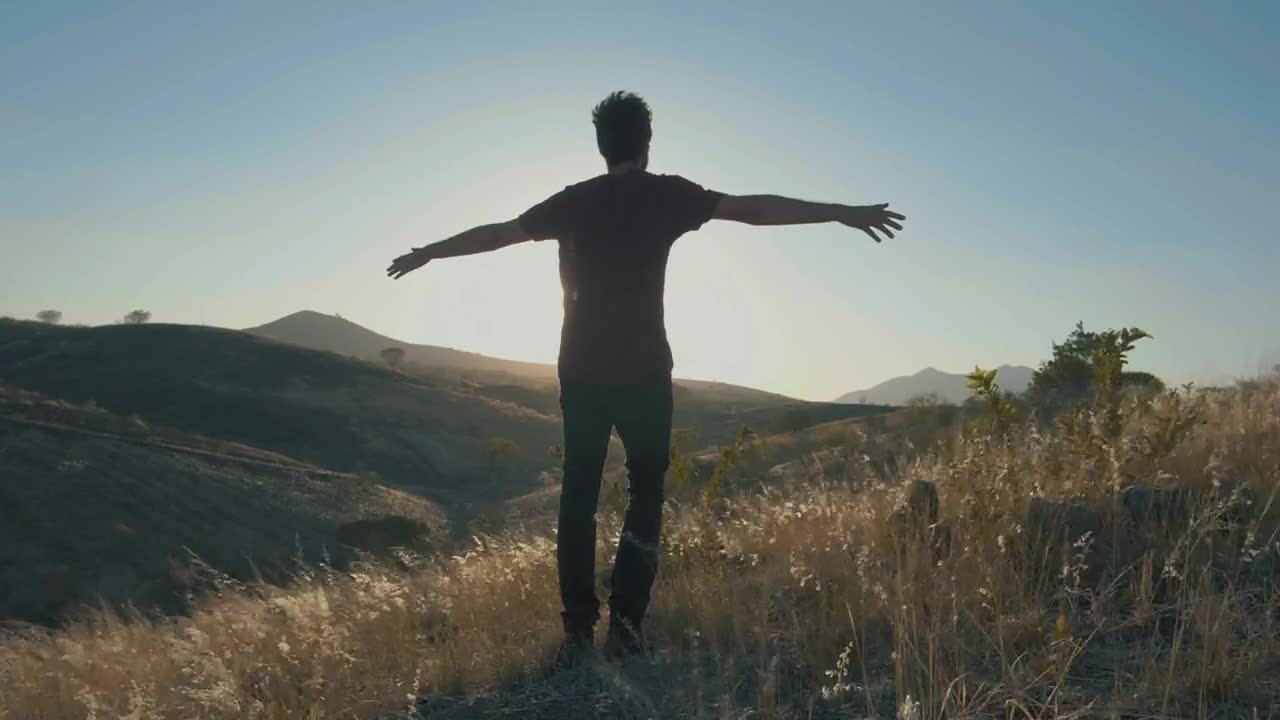 Download Stock Video Man Enjoying The Wind Animated Wallpaper