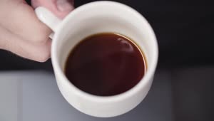 Stock Video Man Drinking Coffee Animated Wallpaper
