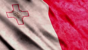 Stock Video Malta Waving Flag In D Animated Wallpaper