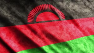 Stock Video Malawi Flag Animated Wallpaper