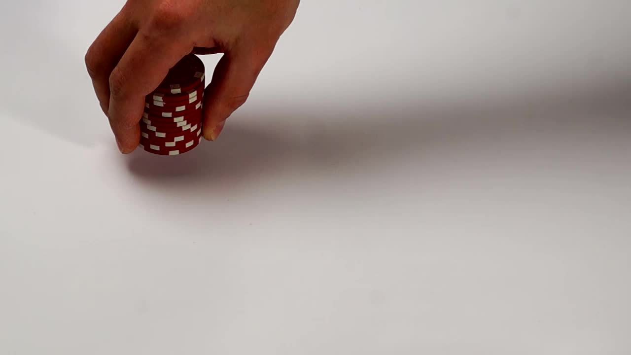 Download Stock Video Making A Paper Box For Poker Chips Animated Wallpaper