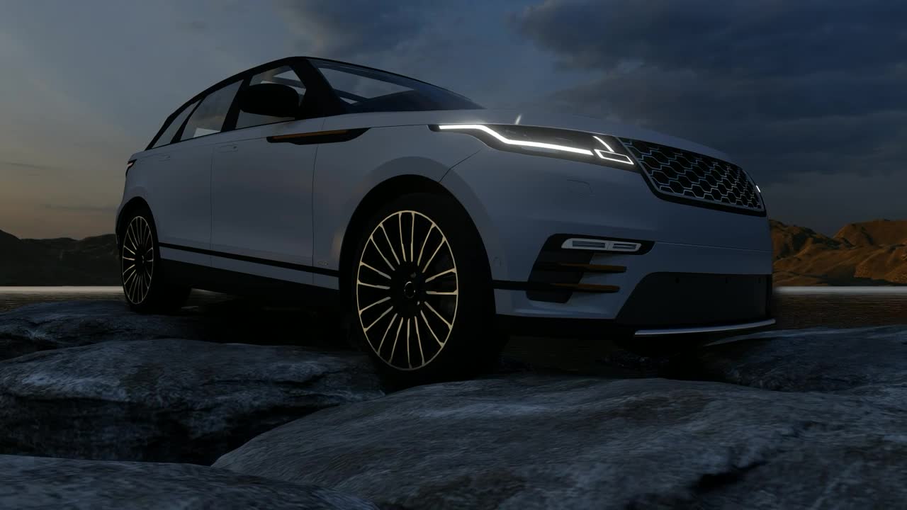 Download Stock Video Luxury Off Road Truck D Animation Animated Wallpaper