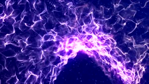 Stock Video Luminous Waves In Purple Space Animated Wallpaper