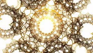 Download Stock Video Luminous Tunnel Of Rotating Islamic Shapes Animated Wallpaper