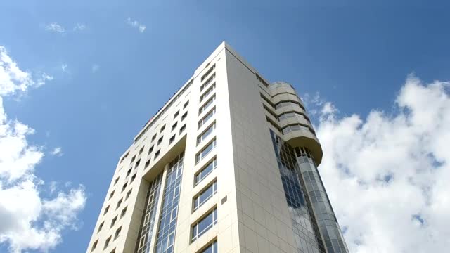 Download Stock Video Low View Of A Large Building Smal Animated Wallpaper