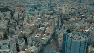 Stock Video Looking Out Across Tel Aviv Animated Wallpaper