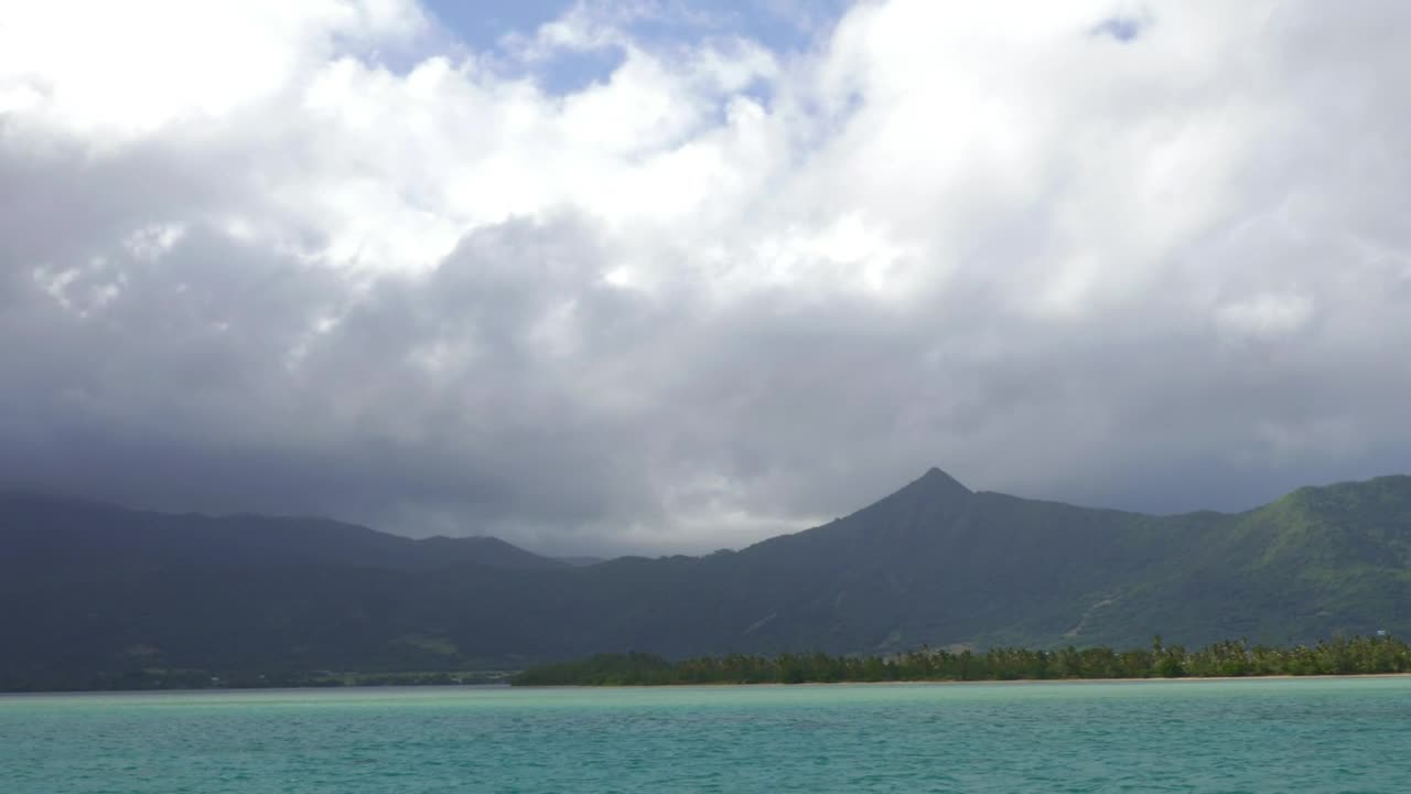 Download Stock Video Looking Back Towards The Island Animated Wallpaper