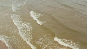 Stock Video Little Waves Coming Ashore Animated Wallpaper