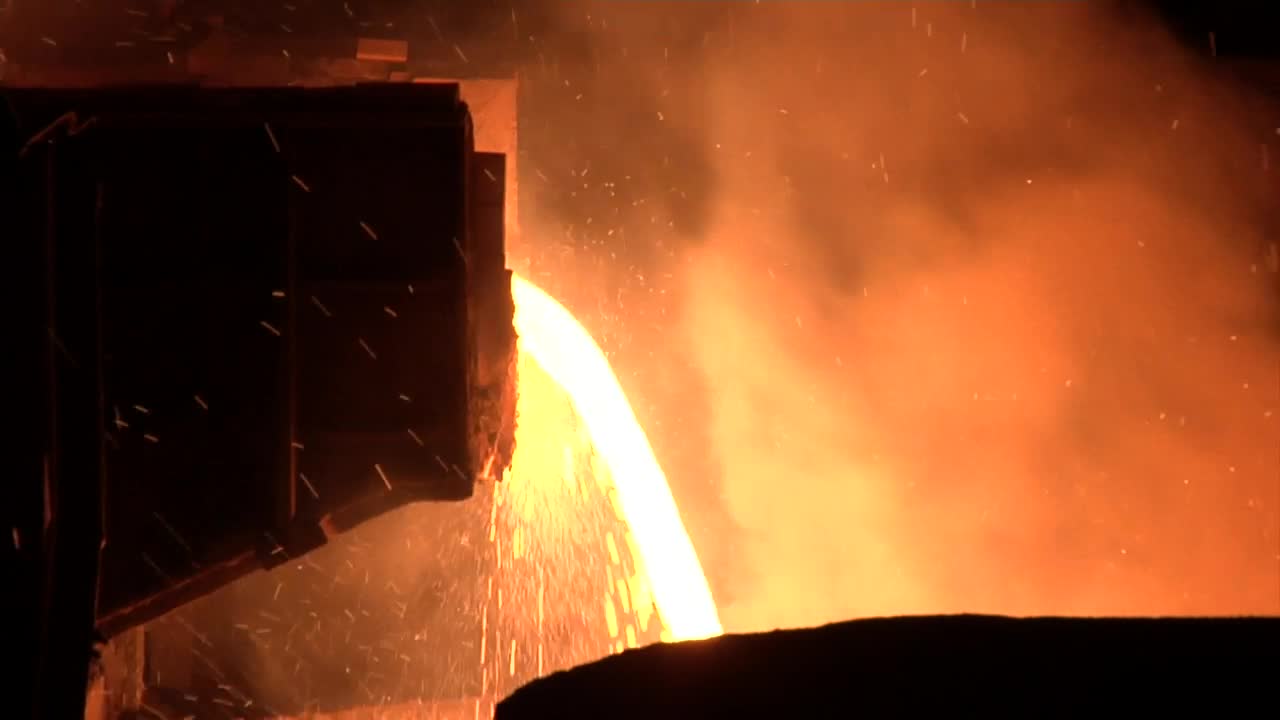 Download Stock Video Liquid Metal And Steam Animated Wallpaper