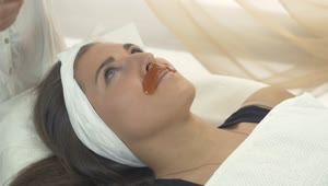 Stock Video Lip Waxing At A Beauty Salon Animated Wallpaper