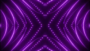 Stock Video Lines Of Violet Light Dots Waving Animated Wallpaper