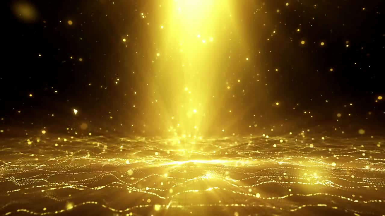 Download Stock Video Lines Of Particles Waving In Space Animated Wallpaper
