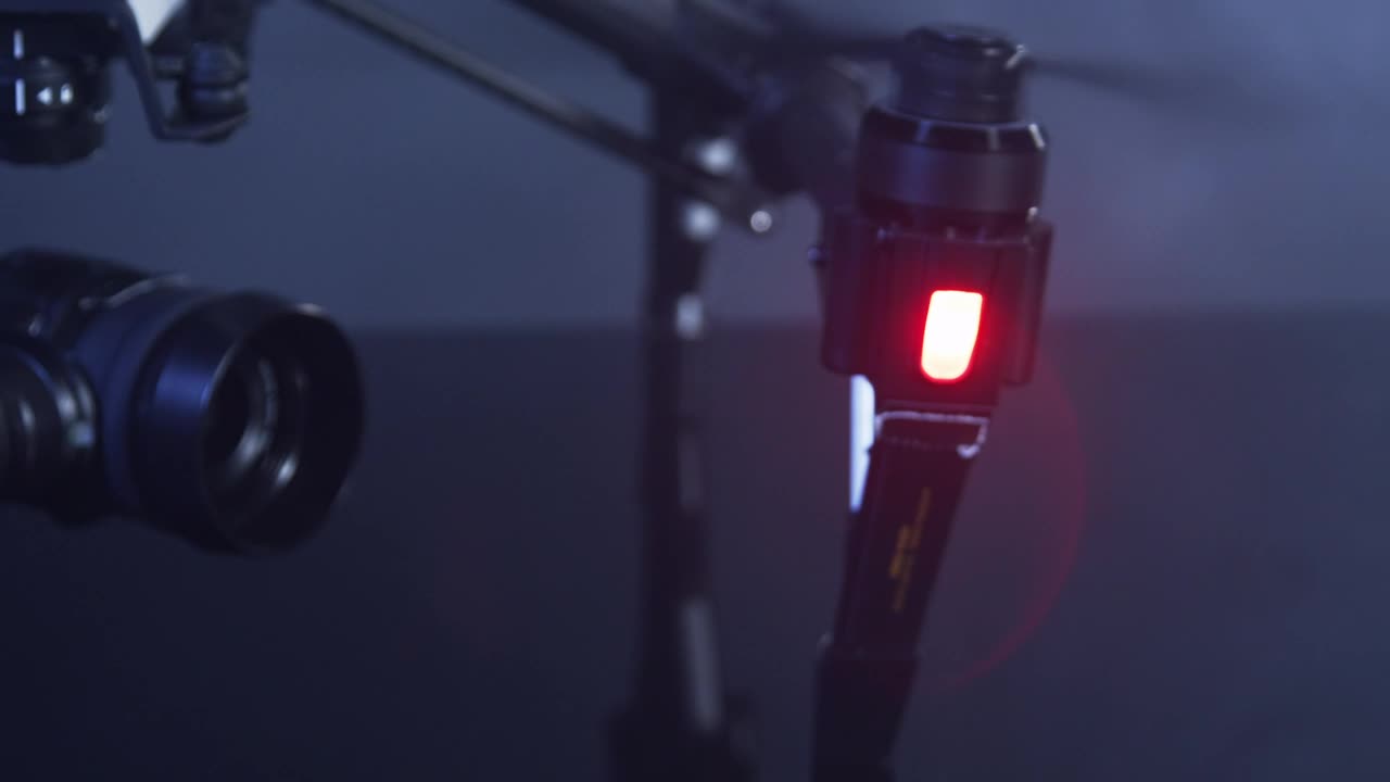 Download Stock Video Lights On A Drone Animated Wallpaper