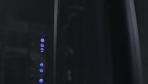 Stock Video Lights In A Server Room Animated Wallpaper