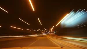 Stock Video Lights And Traffic On The Citys Roads Animated Wallpaper