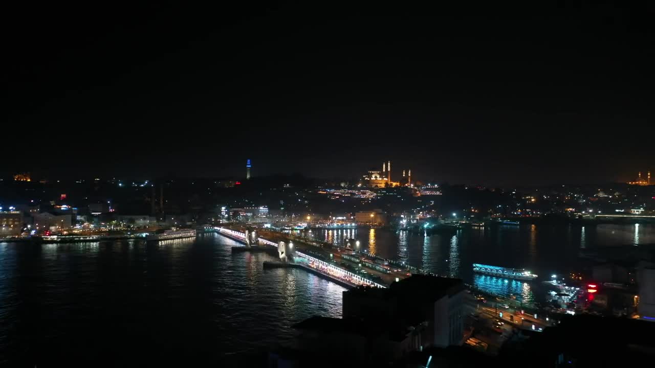 Download Stock Video Lights Across The City At Night Animated Wallpaper