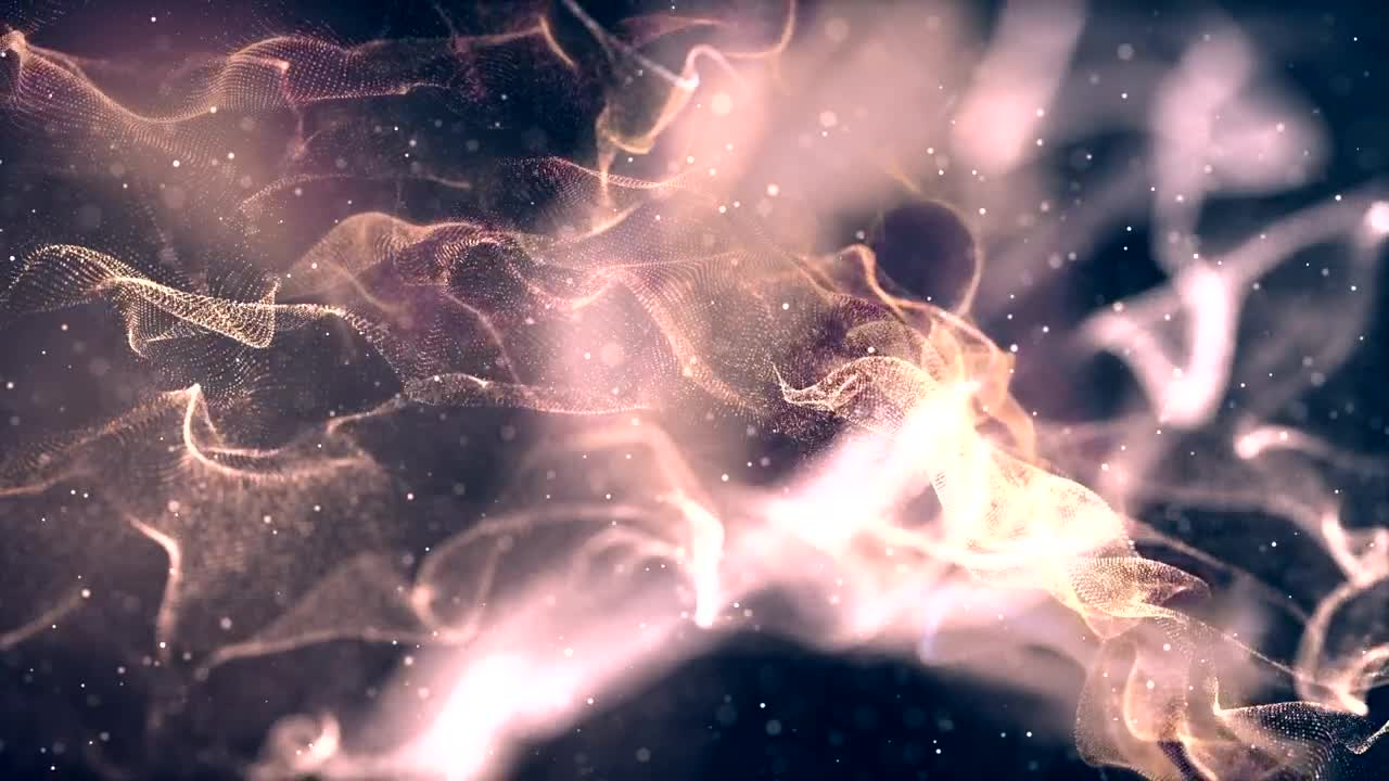 Download Stock Video Light Waves Of Particles Animated Wallpaper