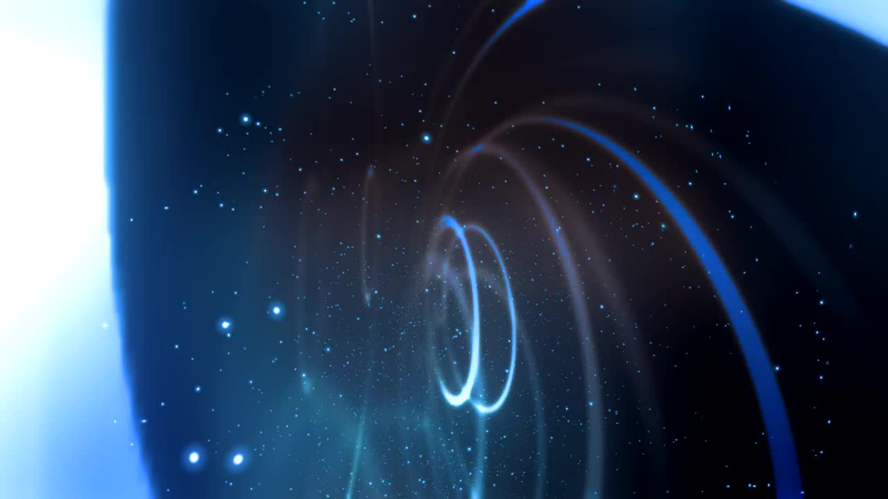 Download Stock Video Light Rings Moving In Space Render Animated Wallpaper