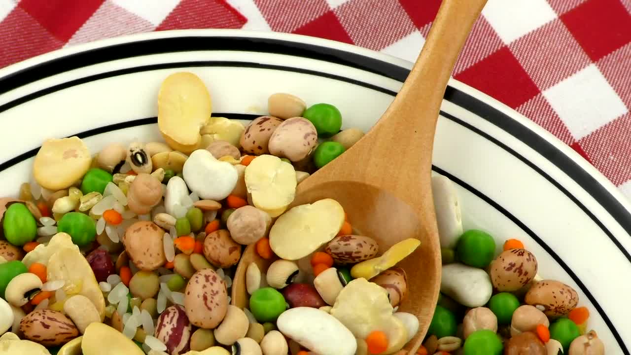 Download Stock Video Legume Mix Dish Animated Wallpaper