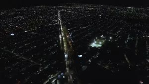 Stock Video Large Street Passing Through A City At Night Smal Animated Wallpaper