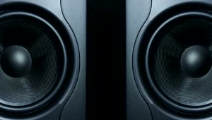 Stock Video Large Speakers Smal Animated Wallpaper