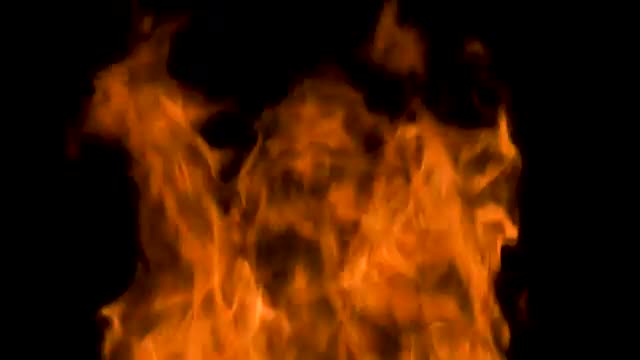 Download Stock Video Large Orange Flames On Black Background Smal Animated Wallpaper