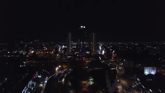 Download Stock Video Large Building At Night Smal Animated Wallpaper