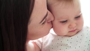 Stock Video Mother Kissing Her Bab Animated Wallpaper
