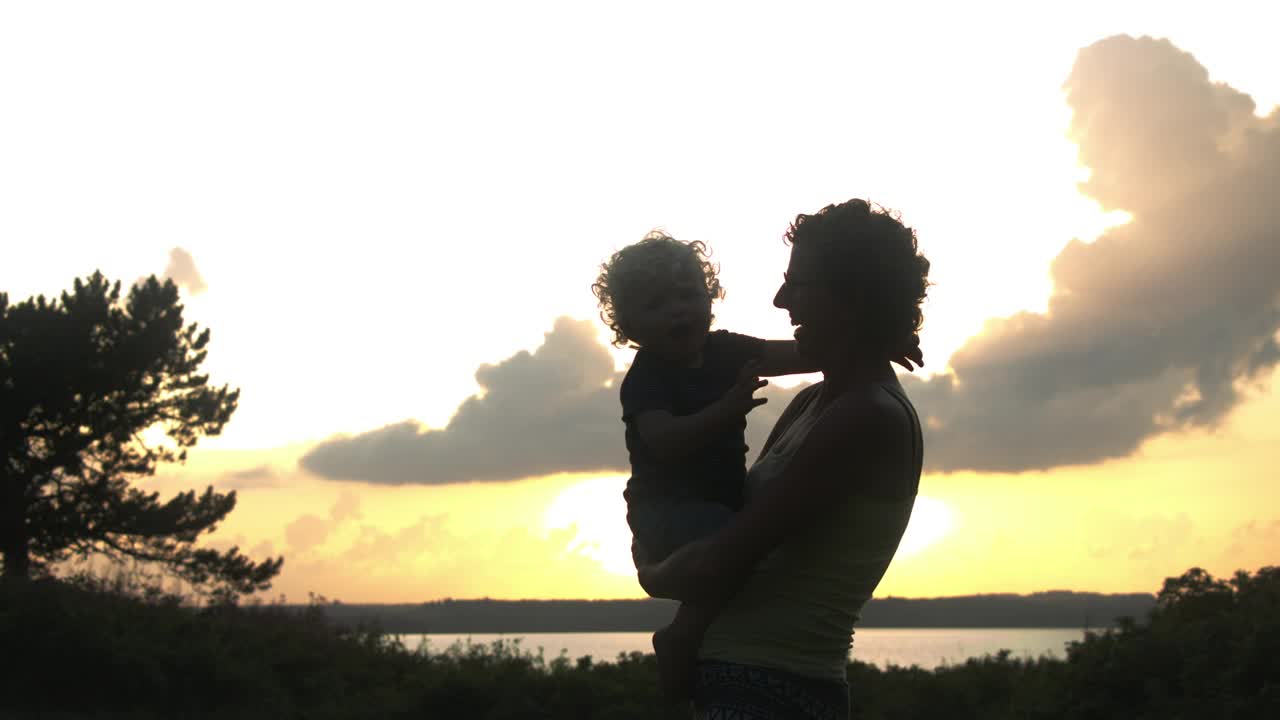 Download Stock Video Mother Holding Her Bab Animated Wallpaper