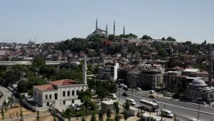 Stock Video Mosque In Istanbul Cit Animated Wallpaper