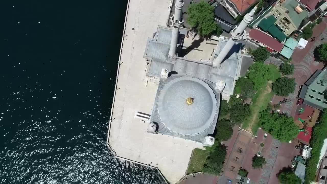 Download Stock Video Mosque By The Ocea Animated Wallpaper