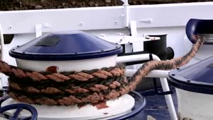 Stock Video Mooring Line From A Large Boat Sma Animated Wallpaper