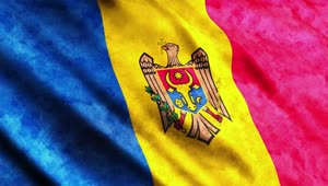 Stock Video Moldova Flag D Rende Animated Wallpaper