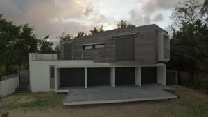 Stock Video Modern House On The Beac Animated Wallpaper
