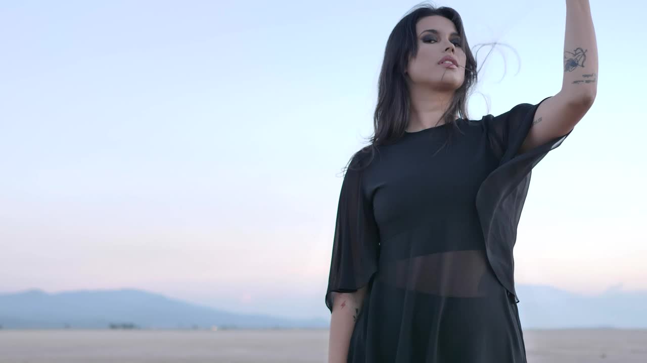 Download Stock Video Model Looking Captivating At The Camer Animated Wallpaper