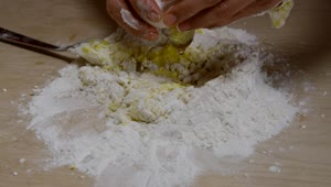 Stock Video Mixing Dough For Past Animated Wallpaper