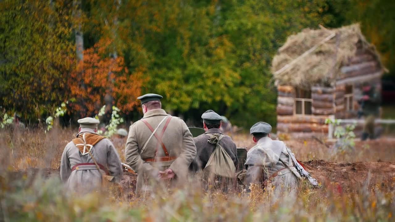 Download Stock Video Military Men On The Battle Fiel Animated Wallpaper