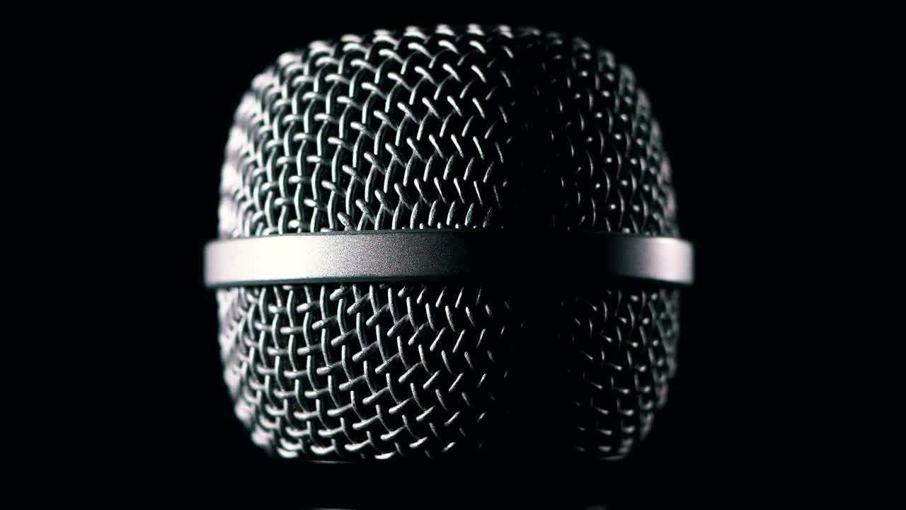 Download Stock Video Microphone Close Up Spinnin Animated Wallpaper