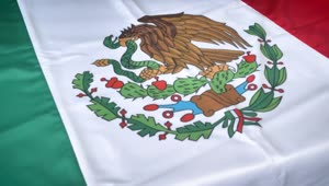 Stock Video Mexican Flag In A Close Up Vie Animated Wallpaper
