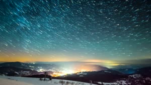 Stock Video Meteors In Milky Way Seen From Carpathian Mountain Animated Wallpaper