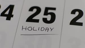 Stock Video Marking Christmas Day On The Calenda Animated Wallpaper