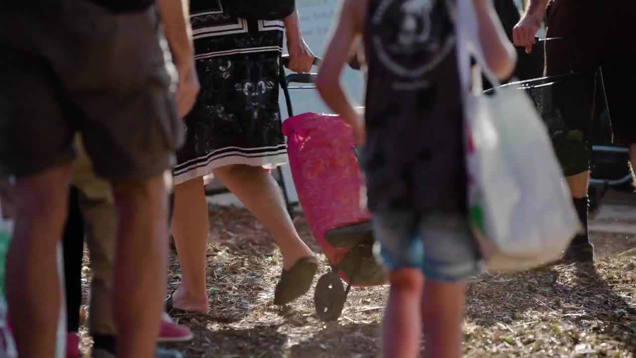 Download Stock Video Market Shopper Animated Wallpaper