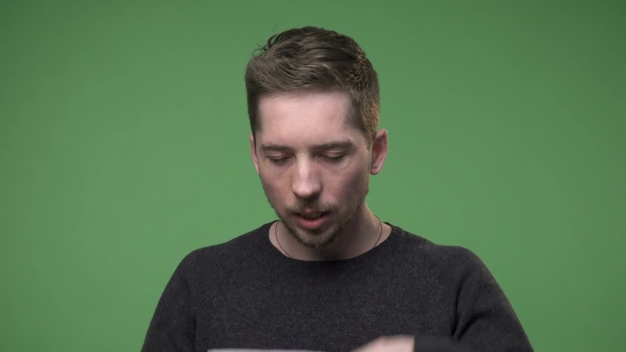 Download Stock Video Man Wiping His Nos Animated Wallpaper