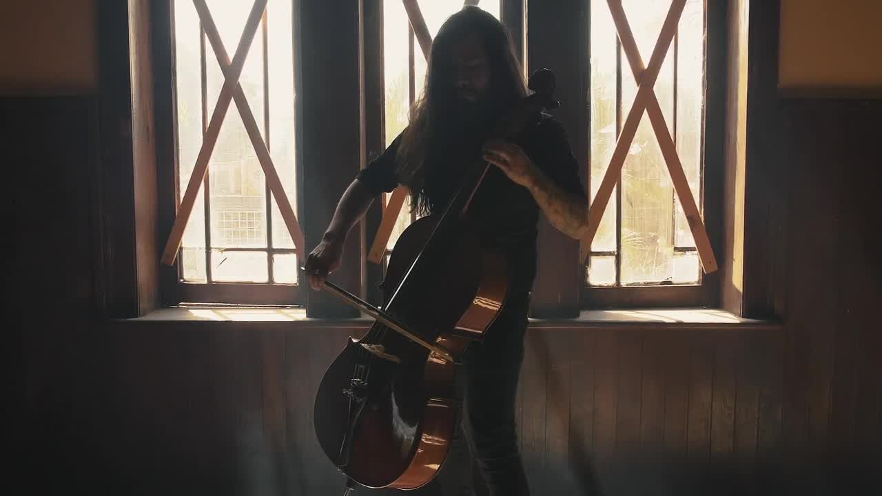 Download Stock Video Man Playing The Cell Animated Wallpaper